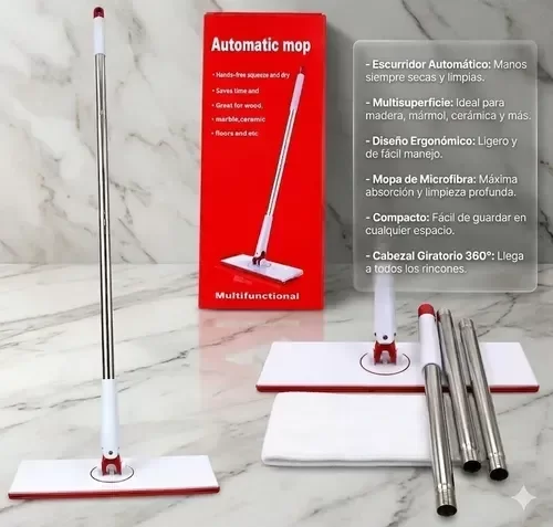 Producto - Mopa Automática 360 Micofibra - 0