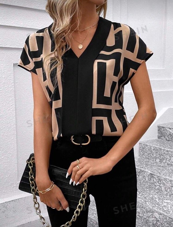 Producto - blusa estampa brown