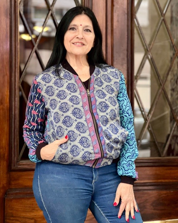 Producto - Campera Devi  MIx Blue. Talle M