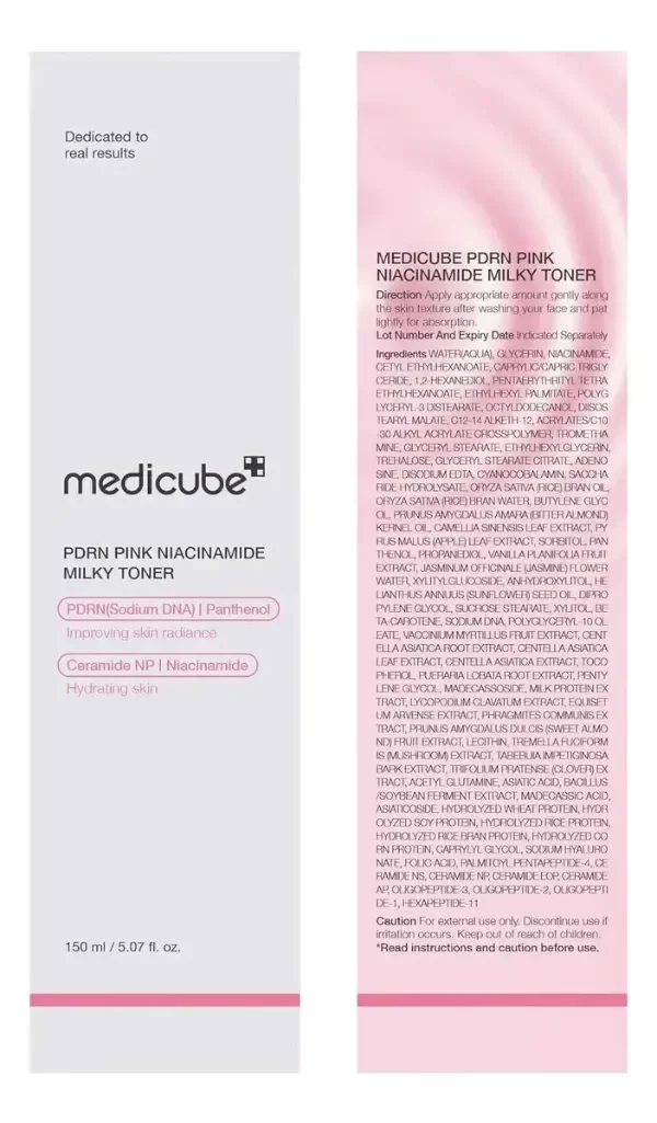 Producto - Tónico Facial Calmante Medicube PDRN Pink Cica Soothing Toner 250ml. - 1