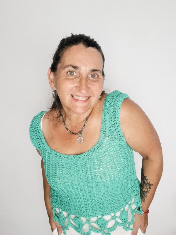 Producto - Guía de Tejido Top JACINTO (Técnica Crochet Vertical)