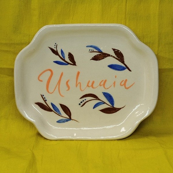 Producto - Bandejita Ushuaia marrón y azul
