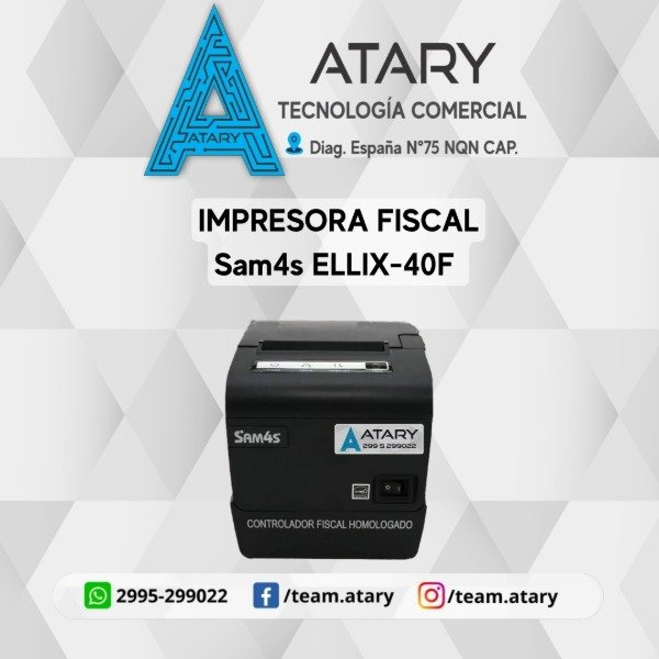 Producto - IMPRESORA FISCAL SAM4S ELLIX-40F Controlador Fiscal de Nueva Generación