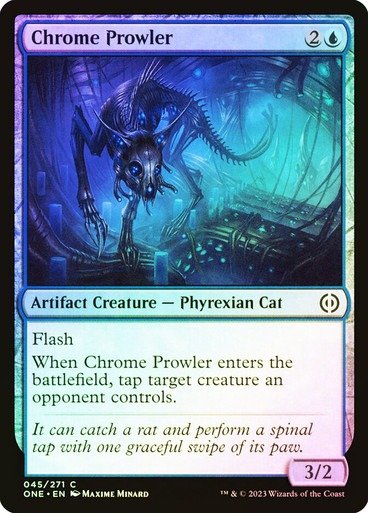 Producto - Chrome Prowler Foil  Phyrexia: All Will Be One