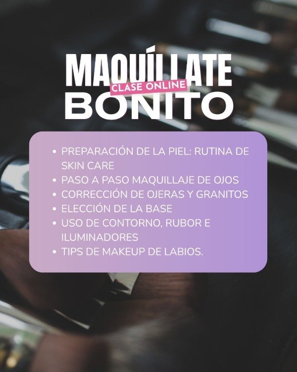 Producto - Clase online pregrabada - Makeup de noche - 1