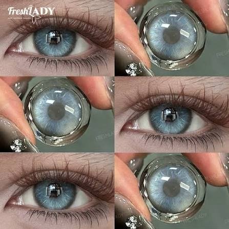 Producto - LENTES DE CONTACTO MUSES BLUE FRESH LADY (No incluye porta lentes)