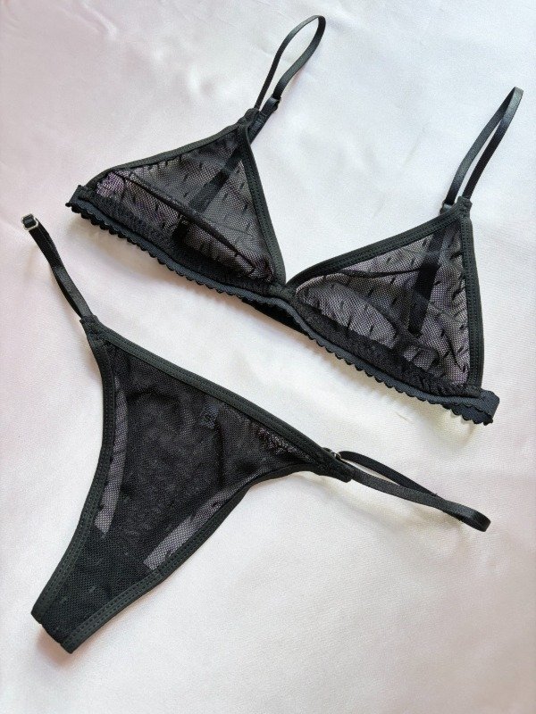 Producto - Tul Negro Plumeti - 6