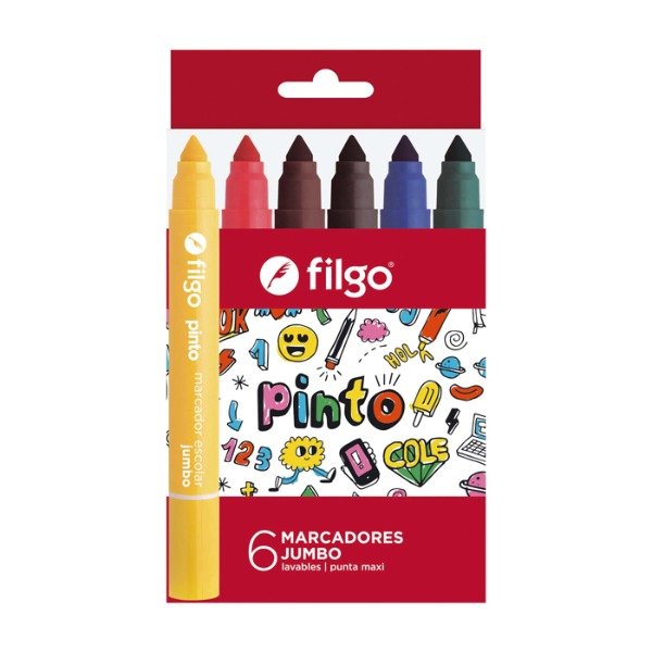 Producto - Marcadores Jumbo x6 FILGO