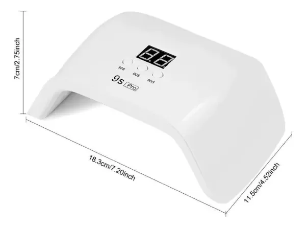 Producto - Cabina De Uñas 9spro 120w/24led
