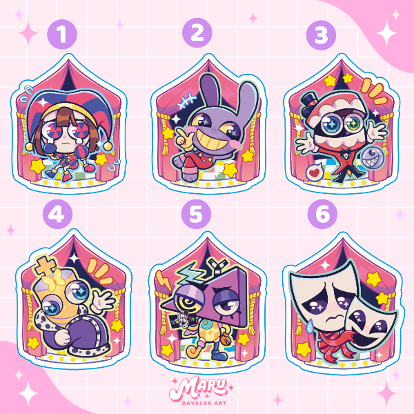 Producto - Digital Circus - Stickers