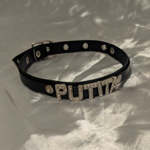 Producto - Choker Letras Strass (únicos modelos)