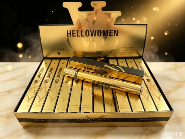 Producto - V.V LOVE PERFUME TUBO HALLOWEEN (PLATEADO/DORADO) - 1