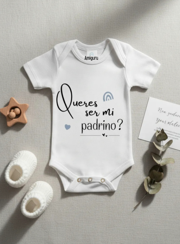 Producto - BODY PREGUNTA "QUERES SER MI PADRINO"