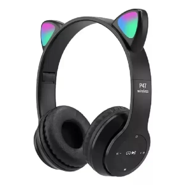 Producto - Auriculares inalámbricos P47m con orejas Luces RGB