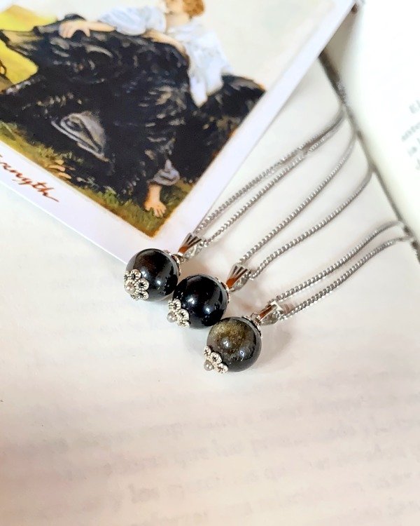 Producto - Collar "Isis" - Obsidiana Dorada (transformación)