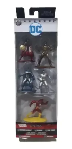 Producto - Jada Liga De La Justicia Blister X 5 Figura De Metal Mujer Maravilla