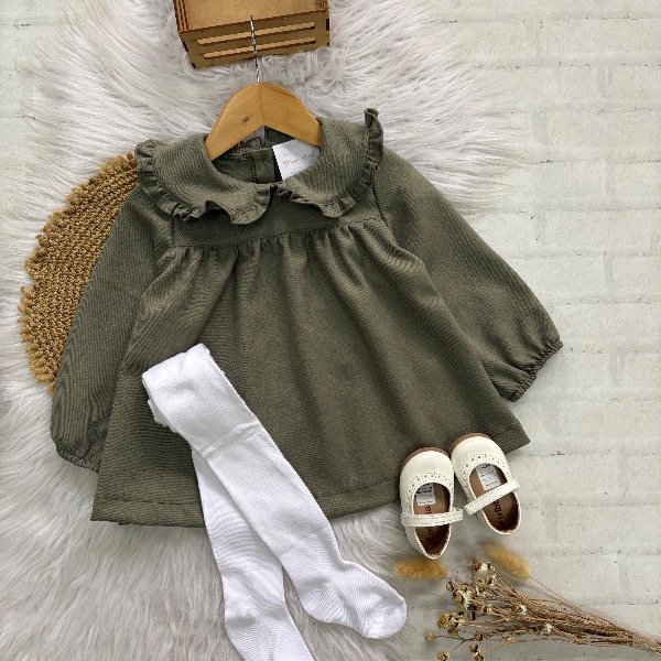 Producto - Vestido Esmeralda VERDE talles desde 6 m a 3 años