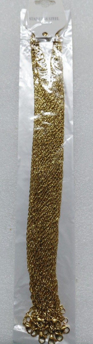 Producto - Cadena dorada 1008 D2 50cm AB 2/26