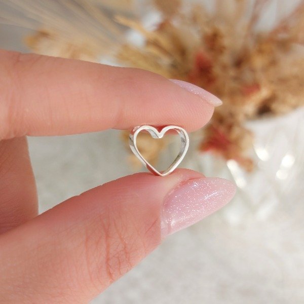 Producto - Dije corazón calado pasante