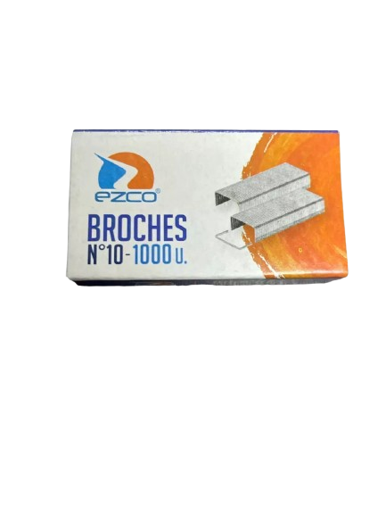 Producto - Broches Ezco N 10  Caja x 1000 unidades