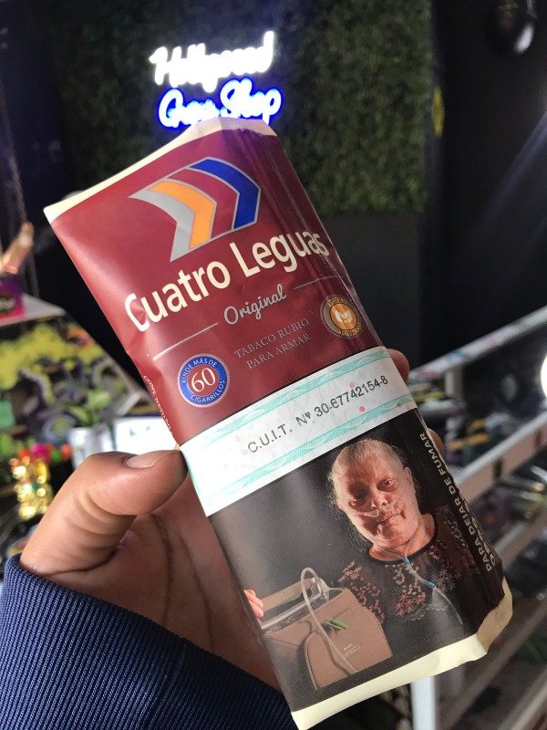 Producto - TABACO CUATRO LEGUAS
