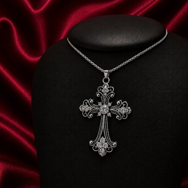 Producto - Collar Cathedral White (Full Acero)