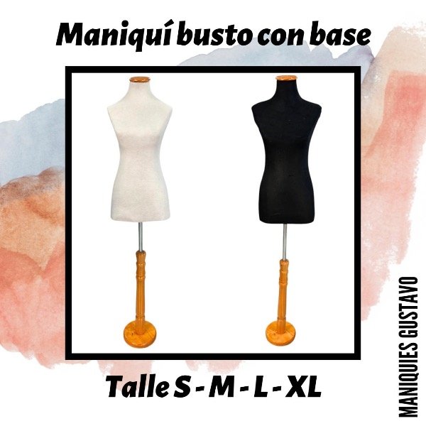 Producto - Maniquí dama busto con base