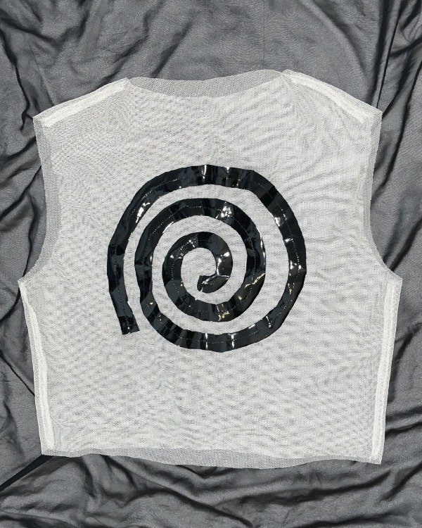 Producto - MUSCULOSA ARRIBA GRIS Y NEGRO