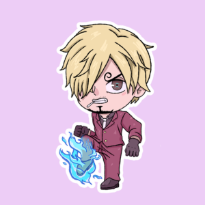 Producto - Stickers en vinilo - One Piece - Sanji