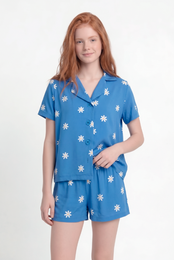 Producto - MAGGIE PIJAMA CAMISA Y SHORT - 2