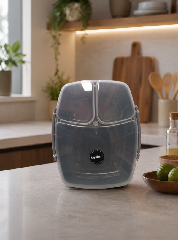 Producto - Lunchera con divisiones y traba