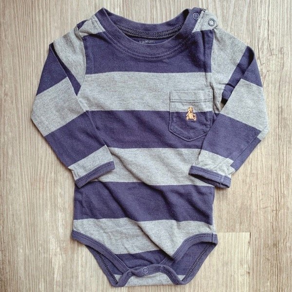 Producto - Body Gris/Azul 6M