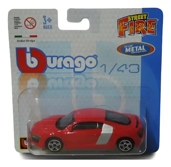 Producto - Bburago Street Fire Italian Design Audi R8 1/43