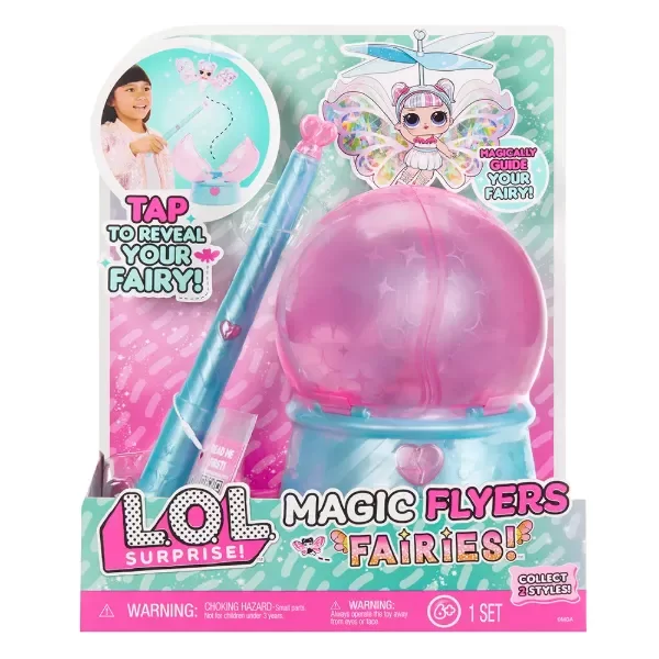 Producto - Muñeca LOL Surprise Fairy 10cm Voladora Magic Flyers Series Rosa pilas incluidas