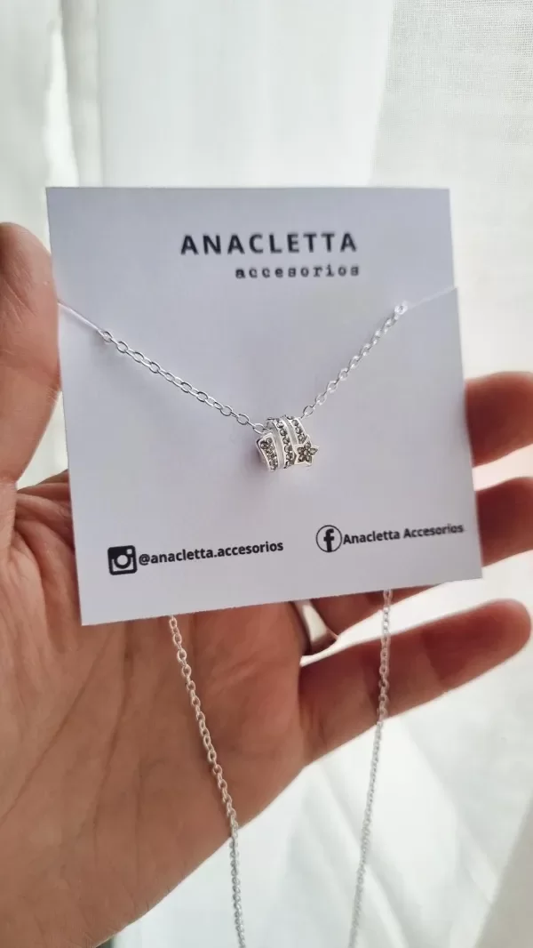 Producto - Gargantilla estrellita tipo fugaz Con strass AB