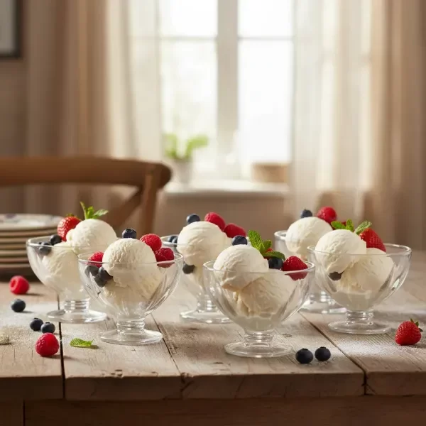 Producto - SET DE 6 COPAS DE POSTRE 175CC EN CAJA THE KITCHEN