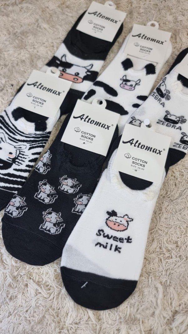 Producto - Zoquetes invisibles algodón MUU. Pack x3 - 2