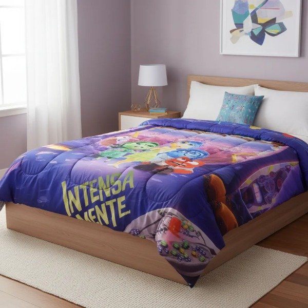 Producto - Acolchado Infantil "Intensamente" 1 1/2 Pl. Diseño 3D