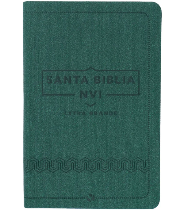 Producto - BIBLIA LETRA GRANDE NVI IMITACIÓN PIEL VERDE