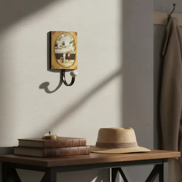 Producto - Perchero De Pared De Chapa Alto 21 Cm (952)