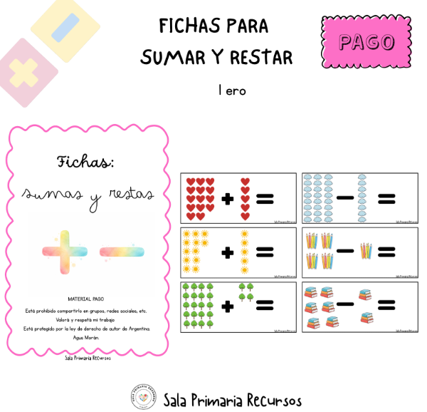 Producto - Fichas + -