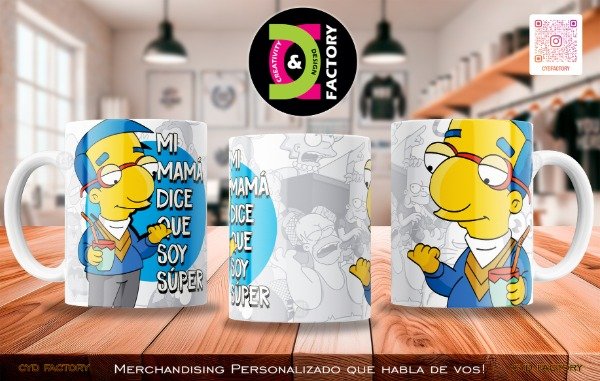 Producto - Taza - Serie de TV - Los Simpsons - TZ-RT-BL-11OZ-267-TVS-SMP