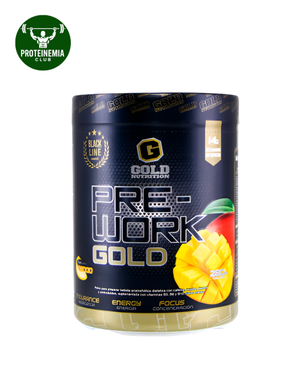 Producto - GOLD NUTRITION PREWORK MANGO PREENTRENO EXPLOSIVO 240 g
