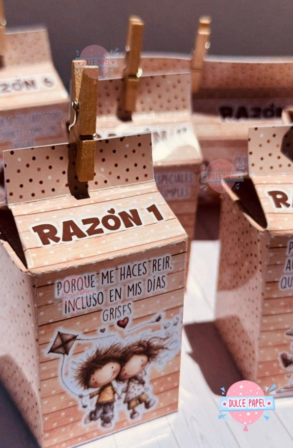 Producto - Mini Milkbox San Valentin