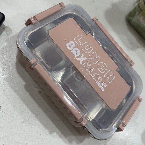 Producto - LUNCHERA ACERO INOX C/CUBIERTO EN 2DIV