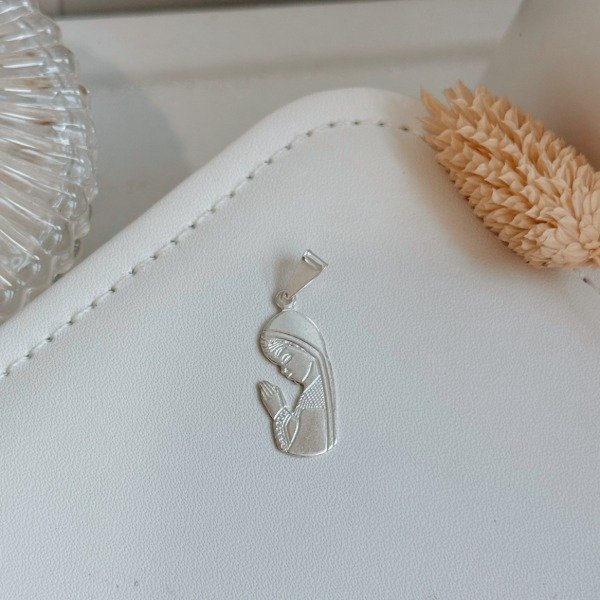 Producto - Dije Virgen Niña - Laminado Plata 925