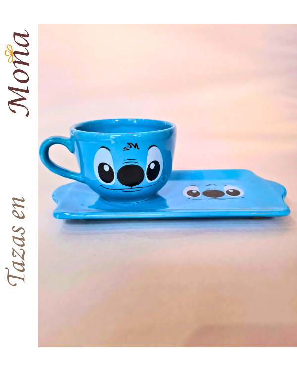Producto - Set tazon y bandeja Stitch