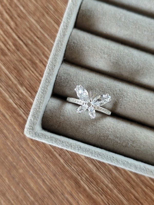 Producto - Anillo Mariposa Cristal