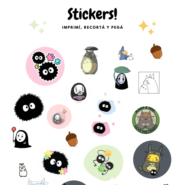 Producto - Stickers Totoro PDF