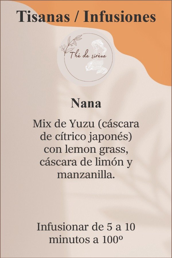 Producto - Infusiones / Toppings de mate 30g - Nana